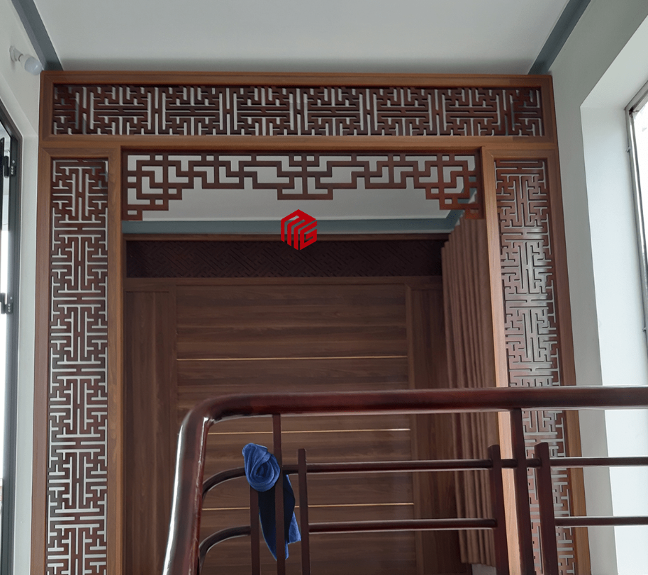 Vách ngăn phòng thờ bằng nhựa
